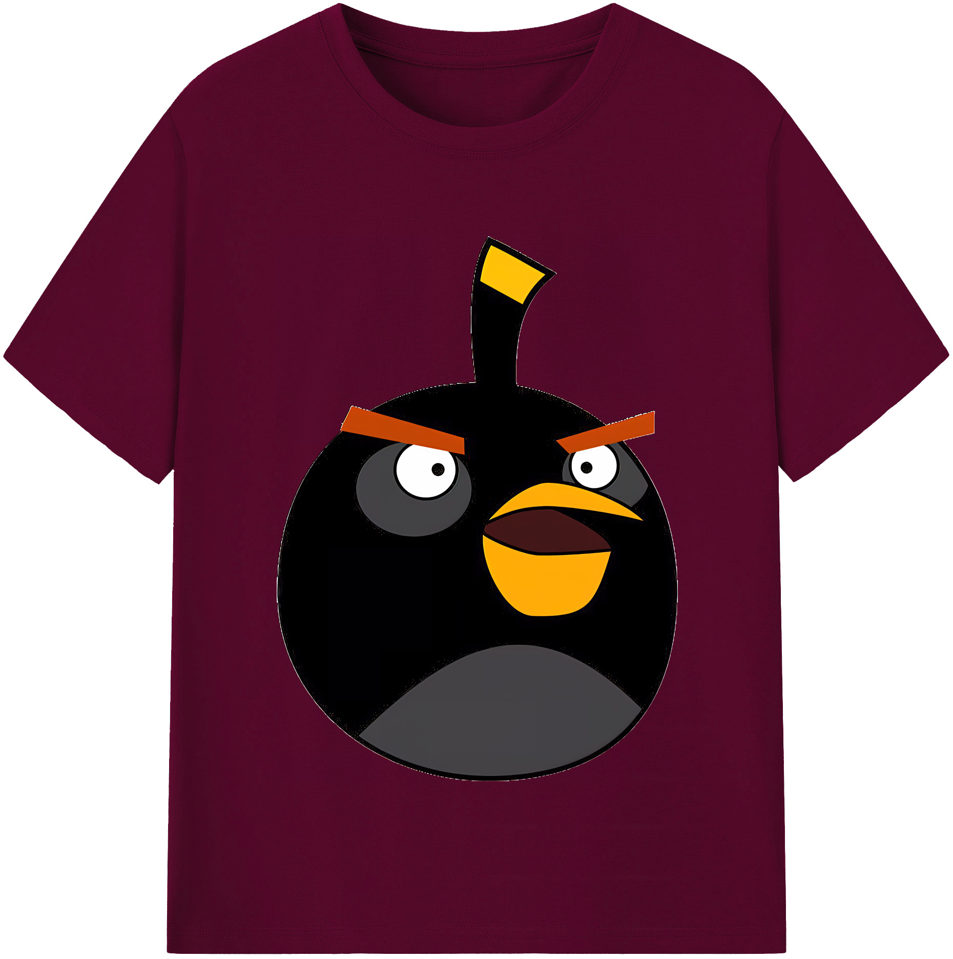（画像用） Angry Birds アングリーバード レディースカジュアルプリントTシャツ（綿100％）